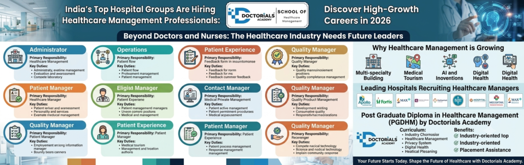 India’s Top Hospital Groups Are Hiring Healthcare Management Professionals: Discover the High-Growth Careers Waiting for You in 2026