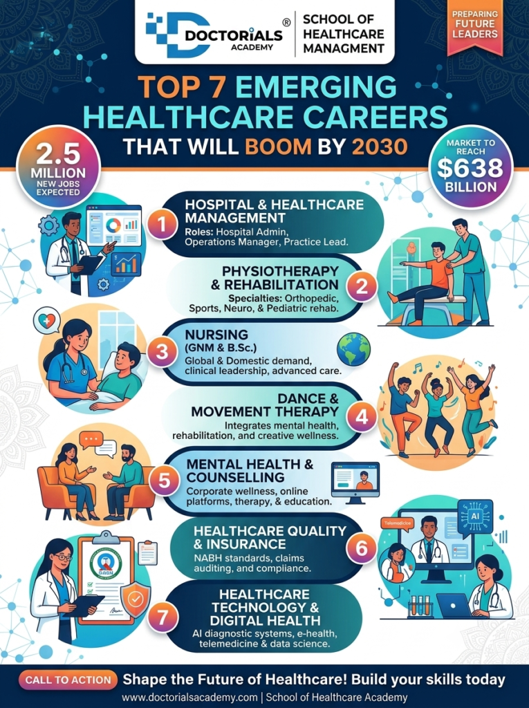 Top 7 Emerging Healthcare Careers in India That Could Grow by 2030